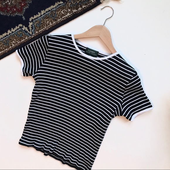 Vintage Ralph Lauren striped ringer tee - Picture 2 of 4